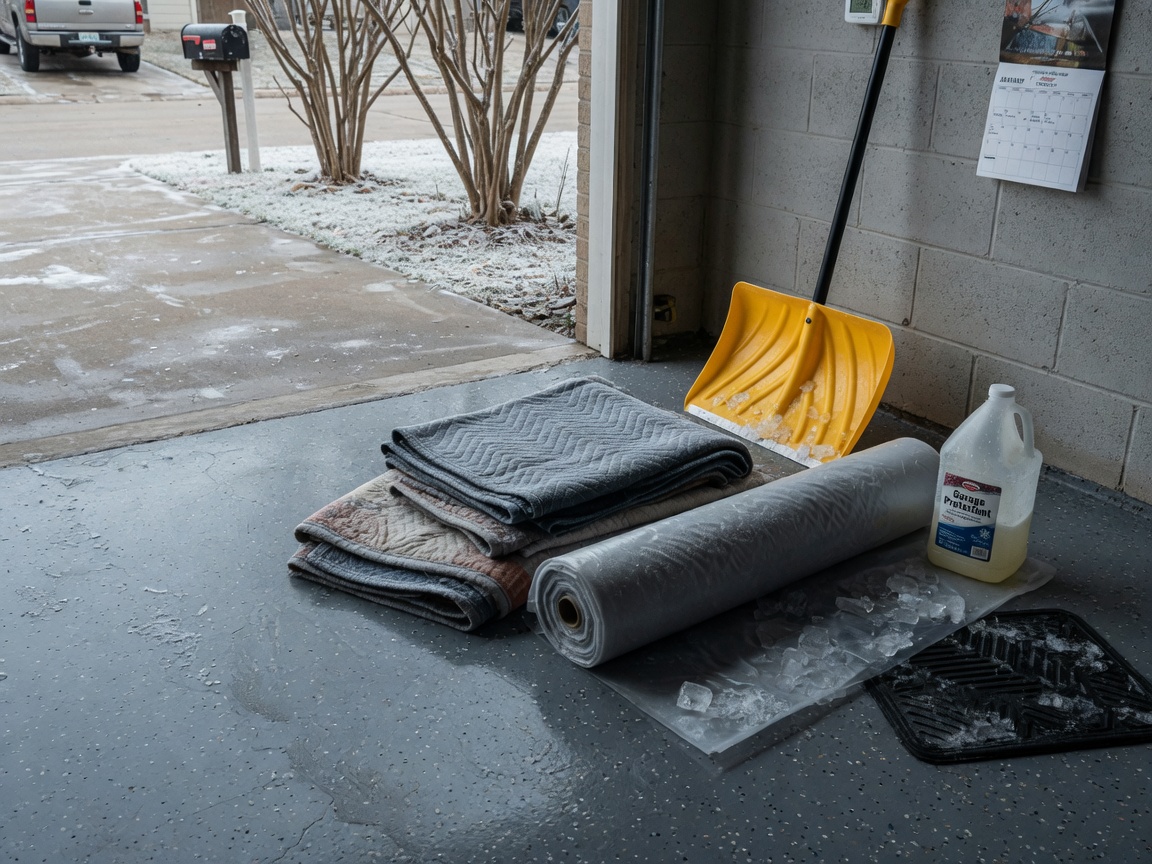 Winter Protection Tips for Epoxy Garage Floors in Plano