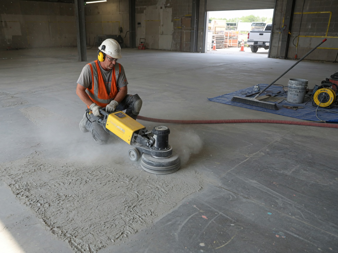 Concrete Surface Preparation in Plano, TX