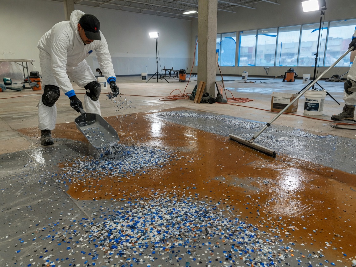 epoxy floors in Downtown Plano